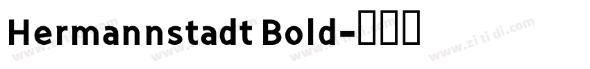 Hermannstadt Bold字体转换